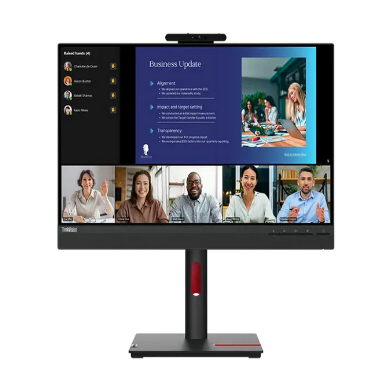 Lenovo ThinkVision T24v-30 23.8" FHD Monitor (with built-in camera)